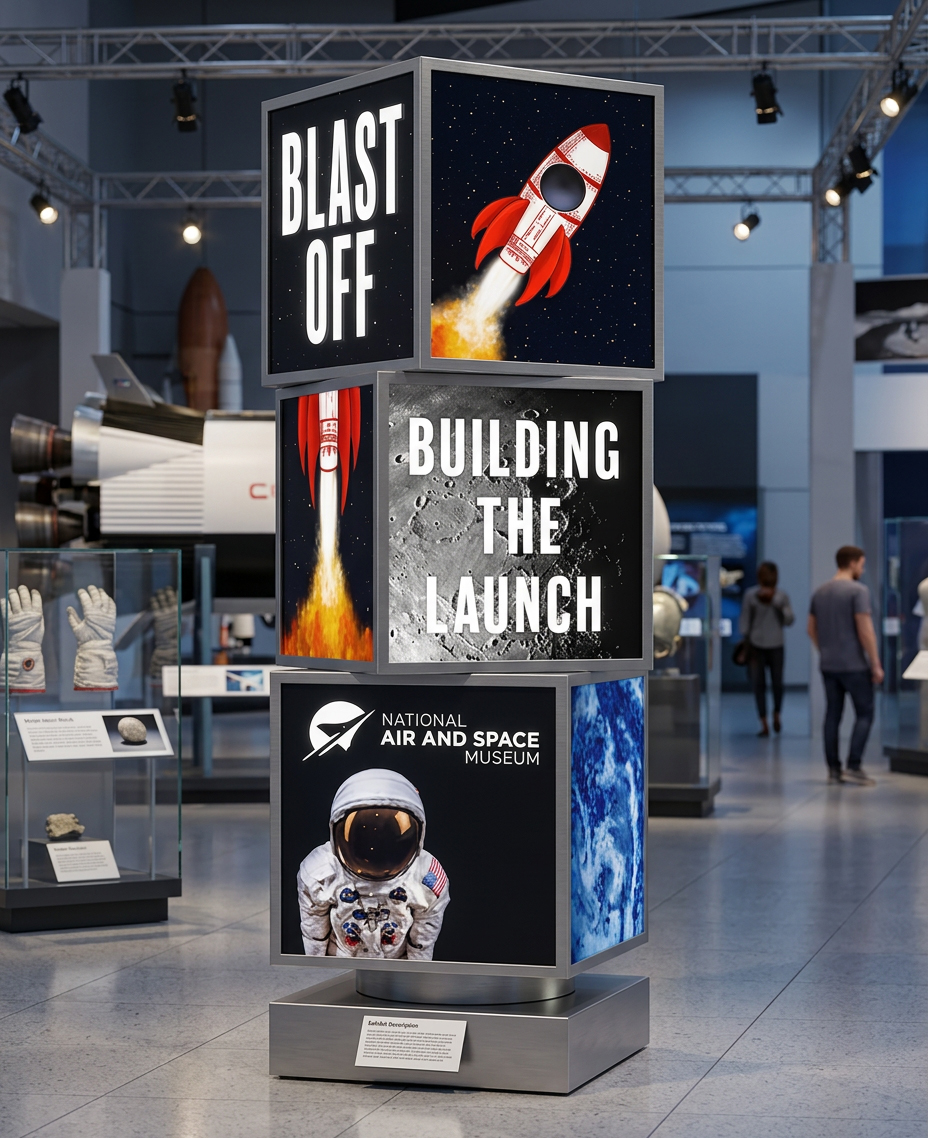 Air and Space environmental graphic