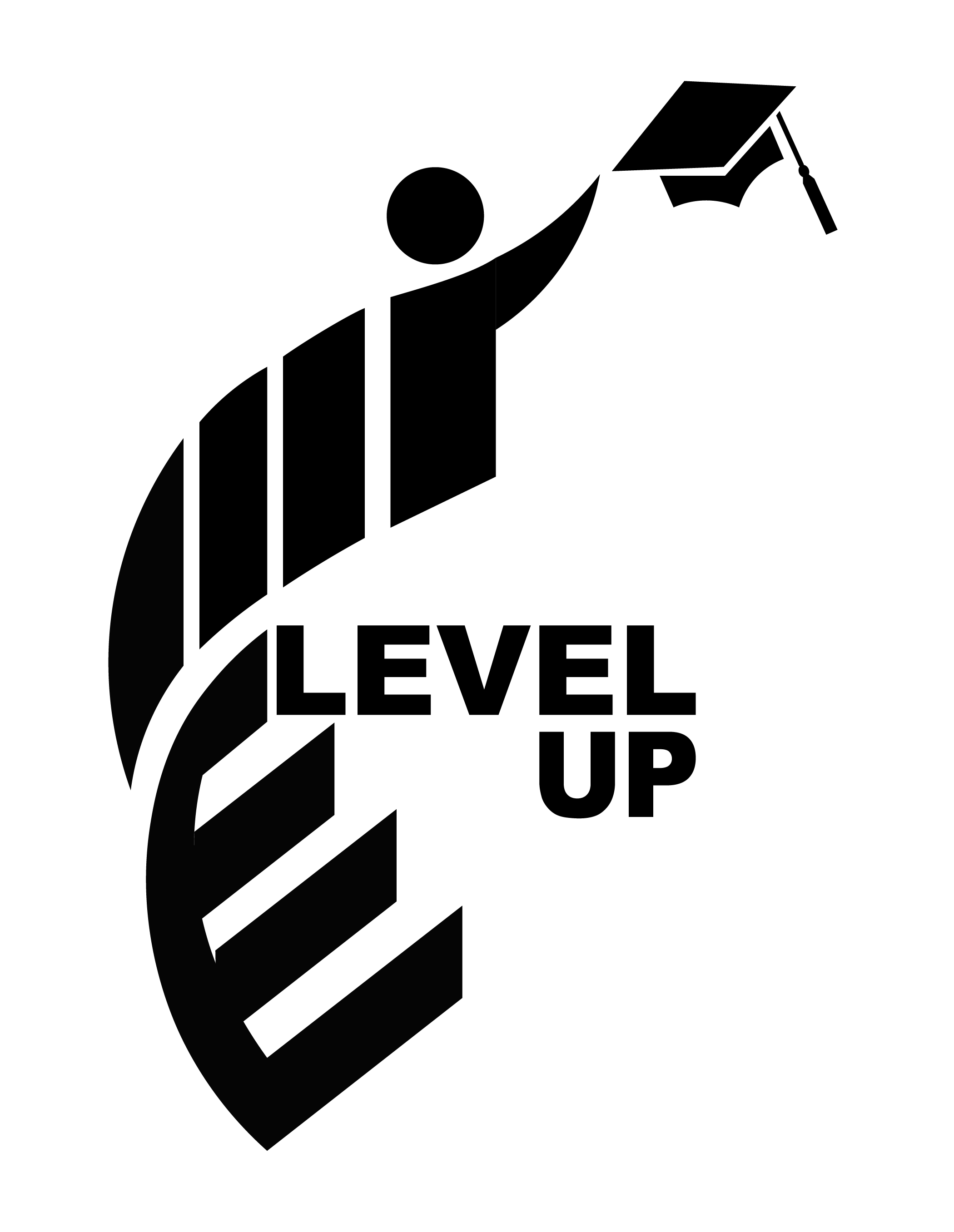 Level Up rough logo one