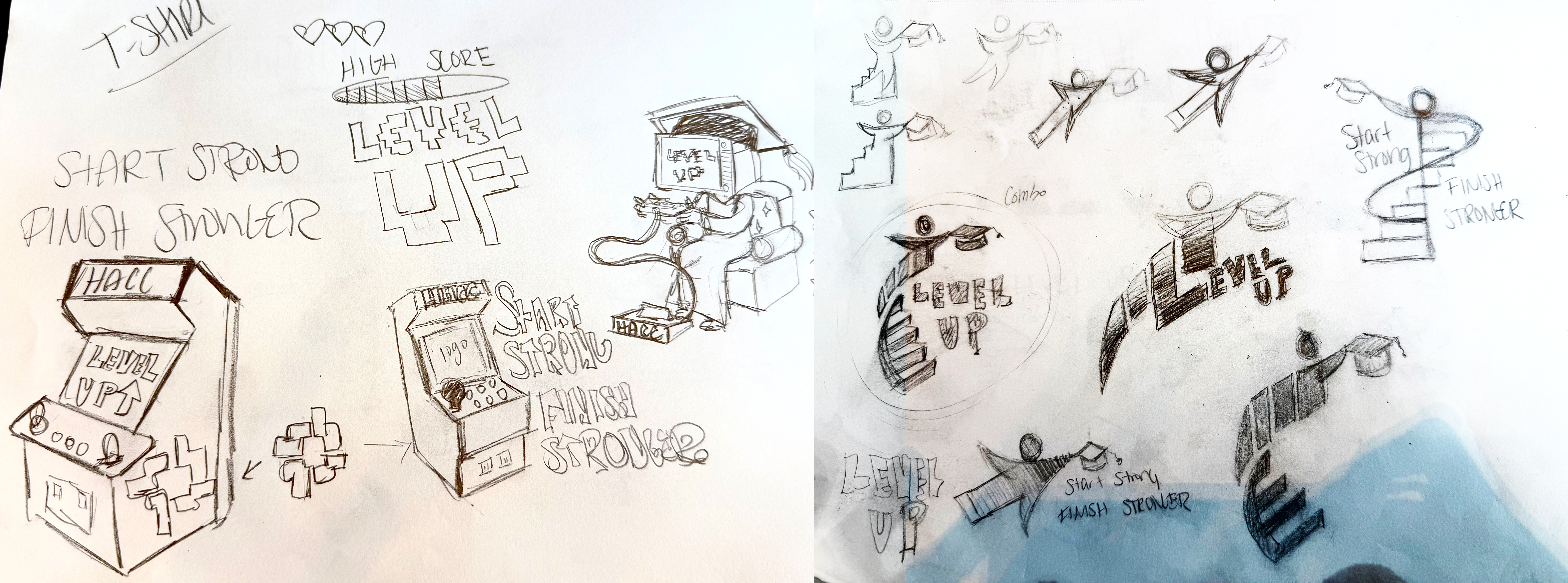 Level Up sketches