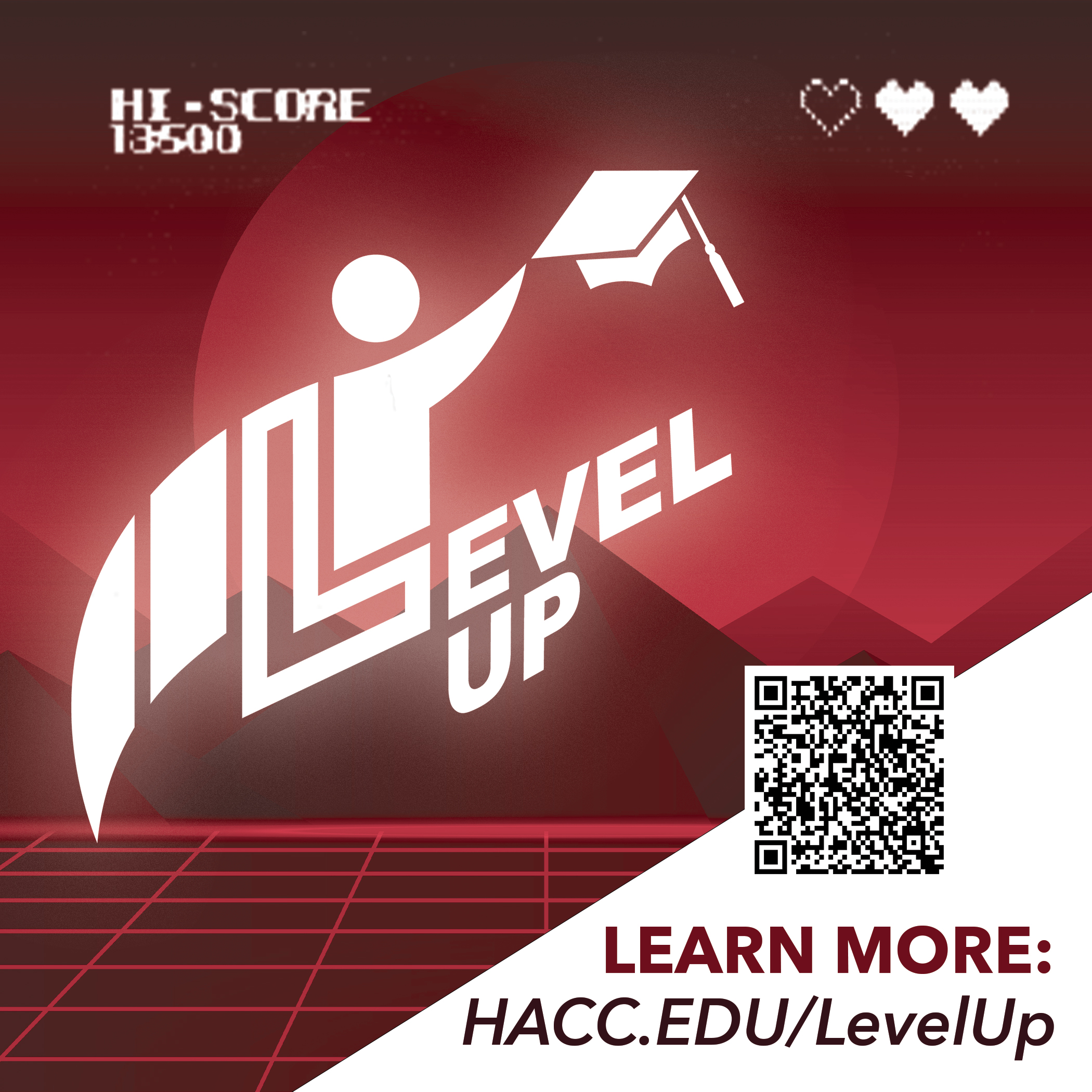 Level Up social media post