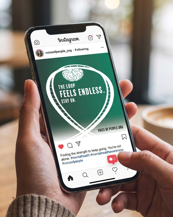 Social media mockup